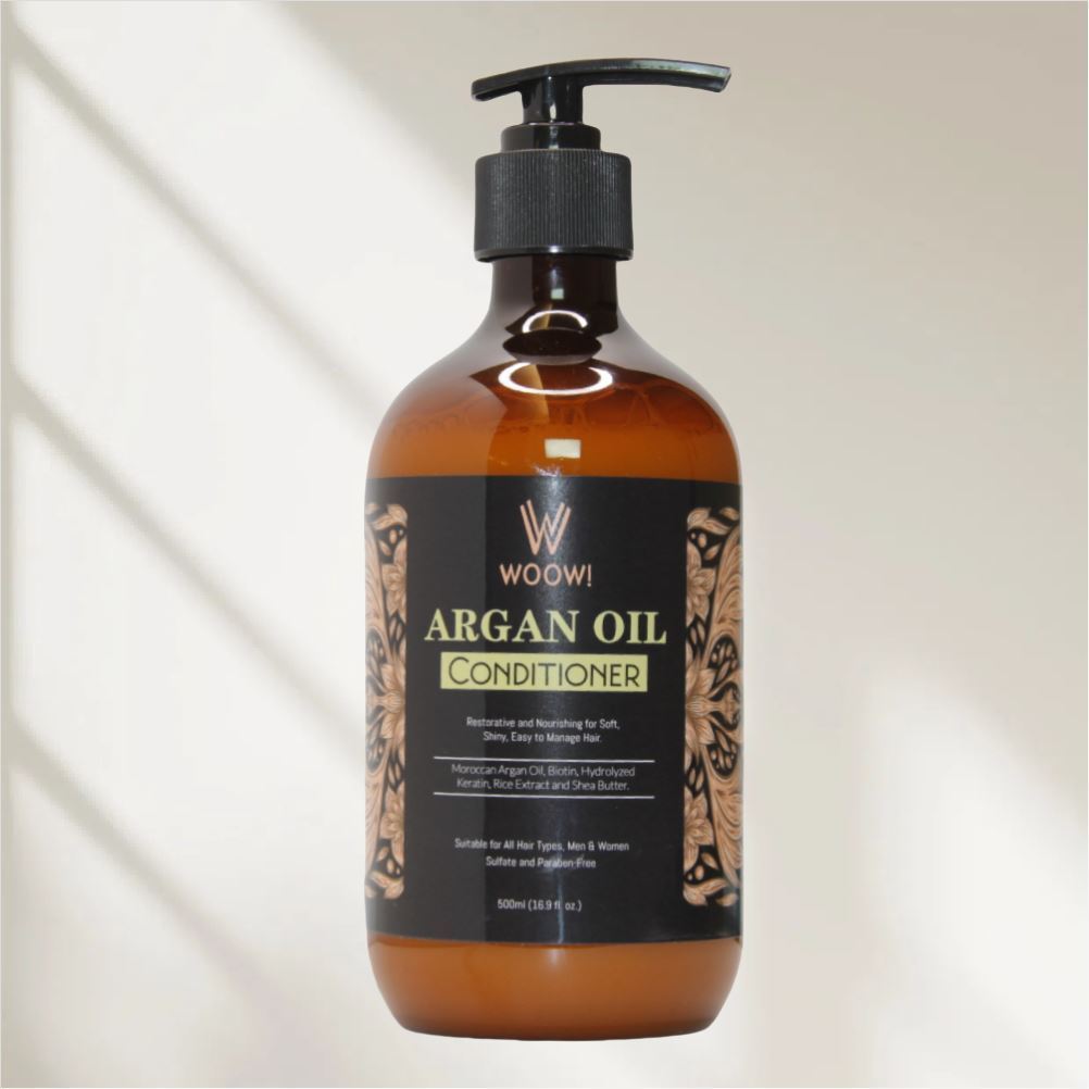 Woow Argan Oil Shampoo & Conditioner (500ml) | Aroma Sense