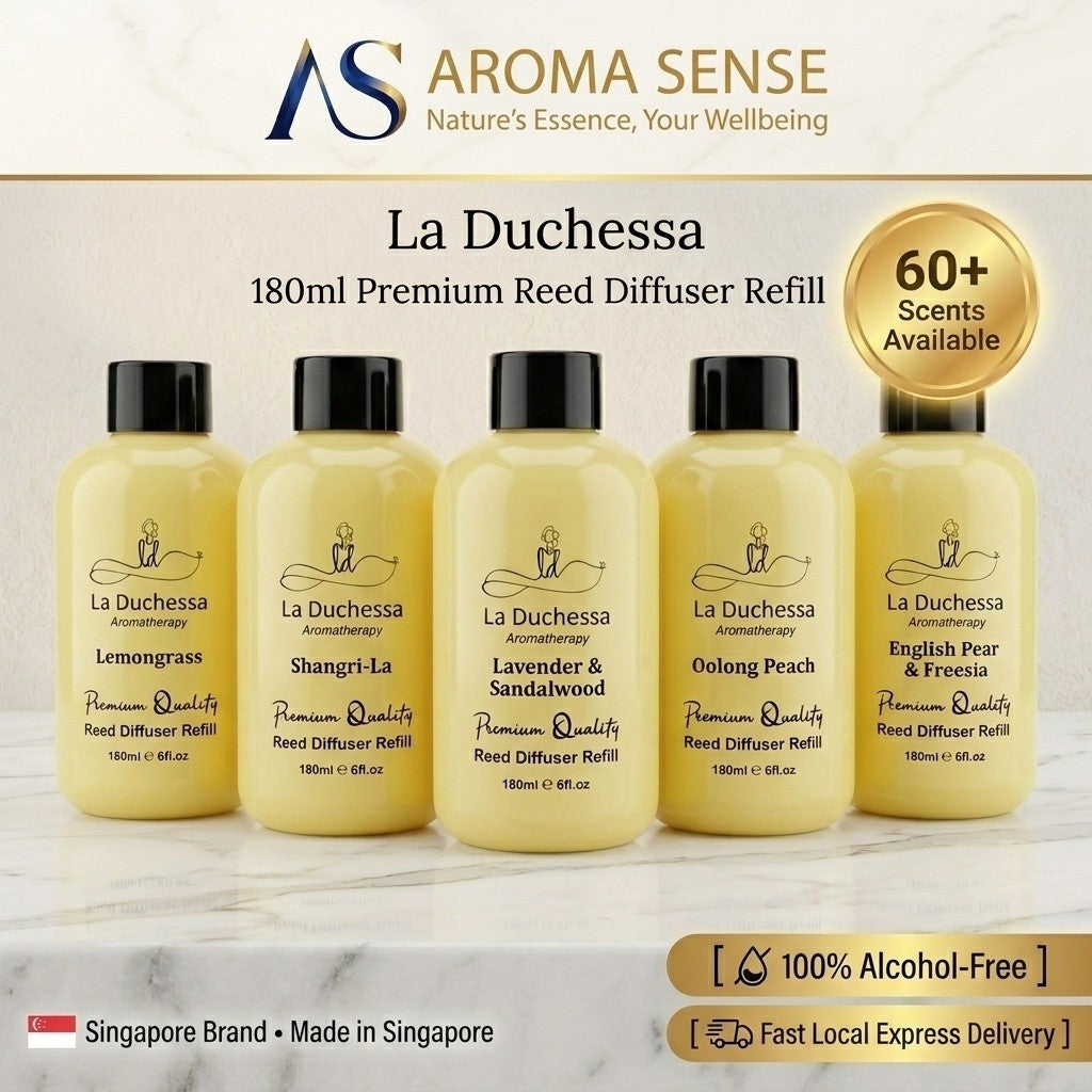 La Duchessa 180ml Reed Diffuser Refill | 60-90 Day Scent