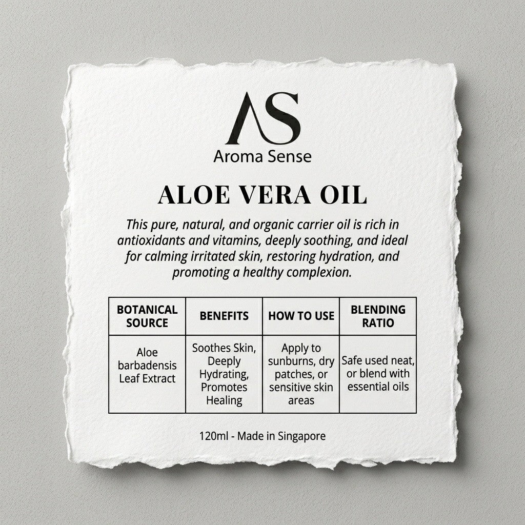 Aroma Sense 120ml Carrier Oil | 26 Pure Cold-Pressed Oils