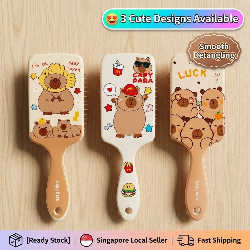 Capybara Air Cushion Hair Brush | Scalp Massage | Aroma Sense